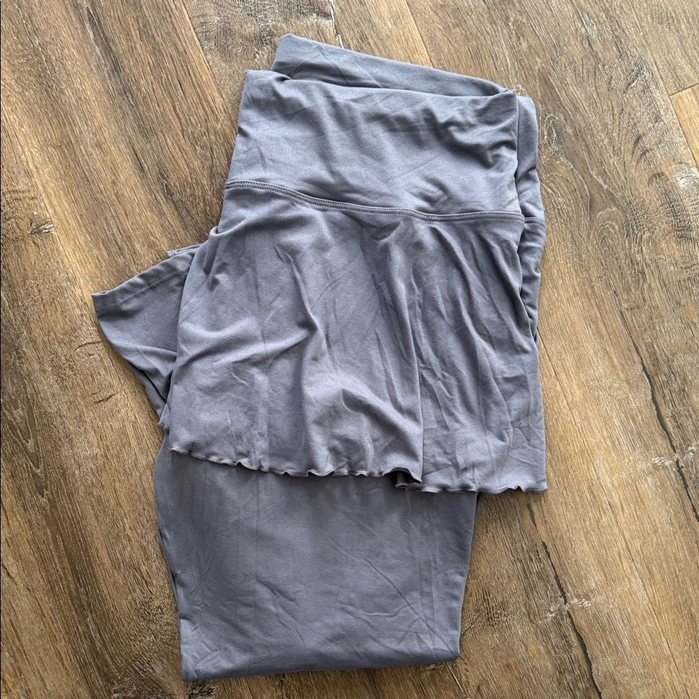 Women's Gray Skirted Leggings NEW
